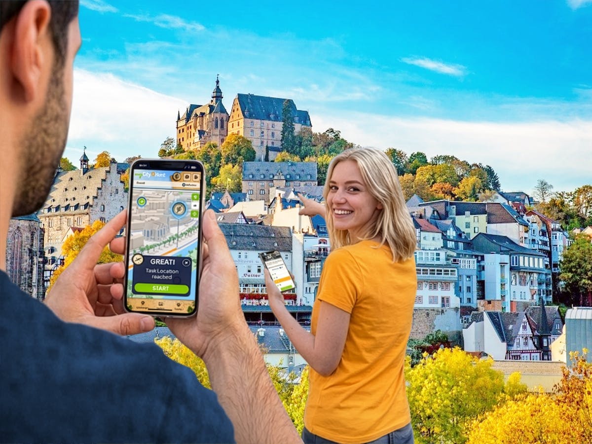 Samodzielne cyfrowe poszukiwanie skarbów w Marburgu