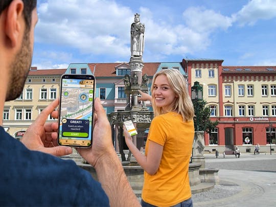 Caccia al tesoro digitale autoguidata a Meiningen