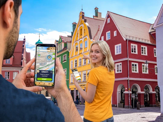 Self-guided digital scavenger hunt in Memmingen