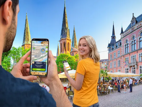 Caça ao tesouro digital auto-guiada em Oldenburg