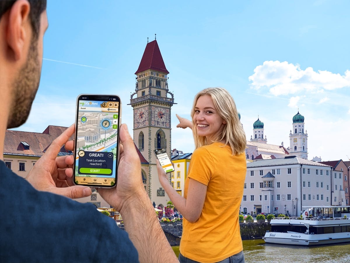 Self-guided digital scavenger hunt in Passau