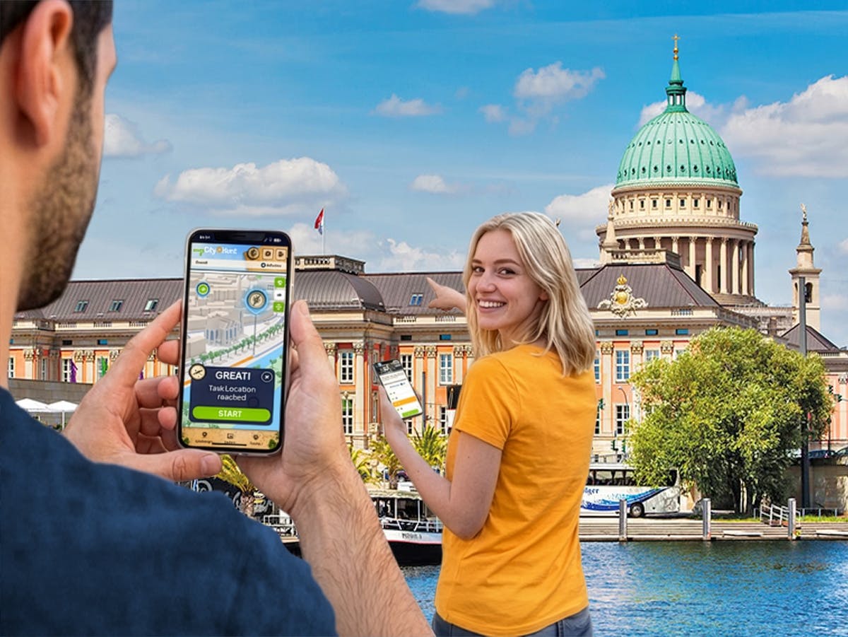 Caccia al tesoro digitale autoguidata a Potsdam