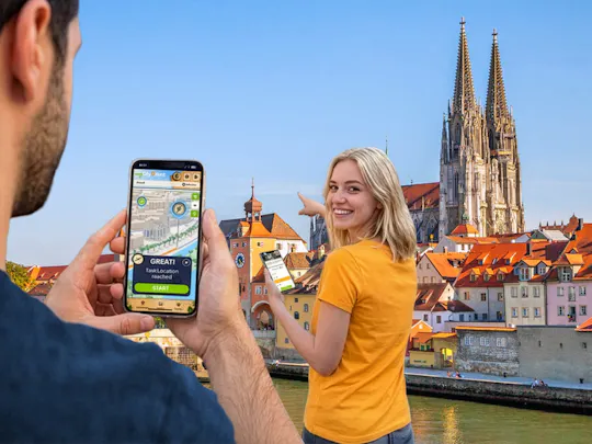 Selbstgeführte digitale Schnitzeljagd in Regensburg