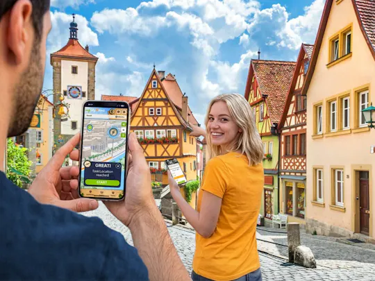 Samodzielne cyfrowe poszukiwanie skarbów w Rothenburg ob der Tauber