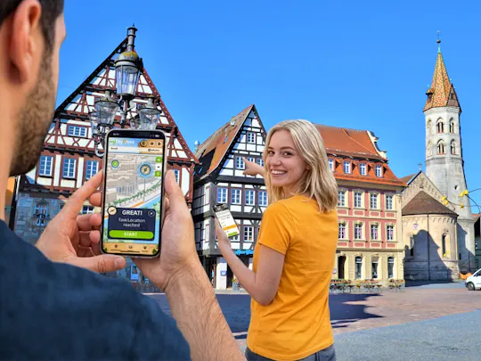 Caccia al tesoro digitale autoguidata a Schwäbisch Gmünd