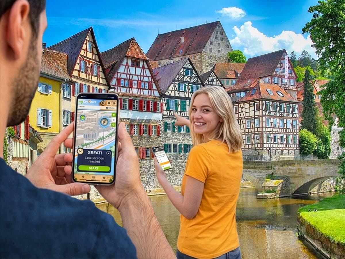 Caccia al tesoro digitale autoguidata a Schwäbisch Hall