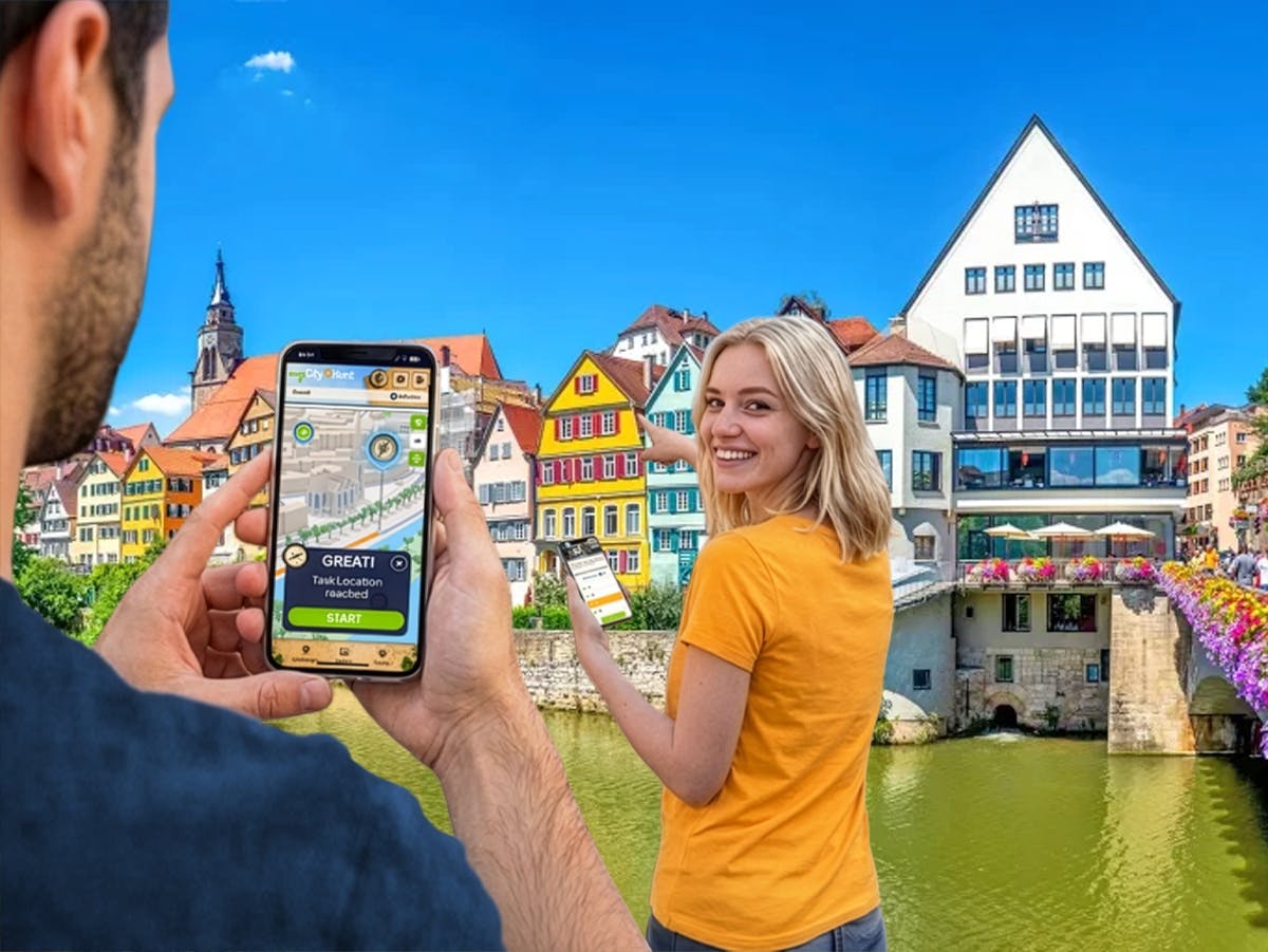 Samodzielne cyfrowe poszukiwanie skarbów w Tybindze