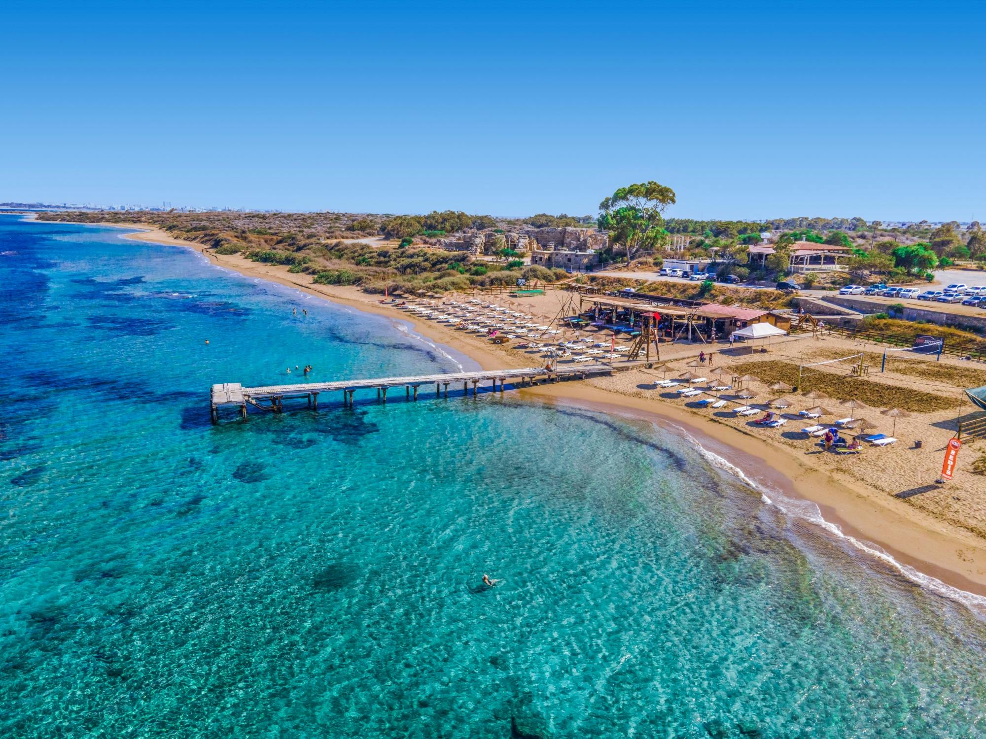 Guidet halvdagsudflugt til Varosha og Salamis-stranden med frokost