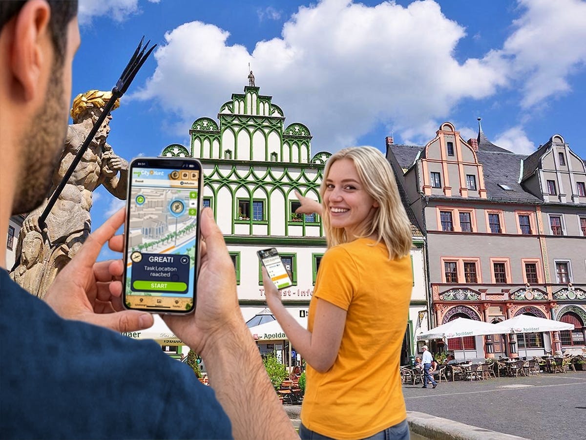 Chasse au trésor numérique autoguidée à Weimar