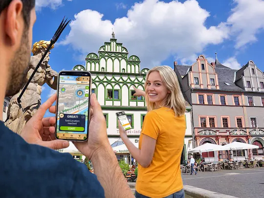 Caça ao tesouro digital auto-guiada em Weimar