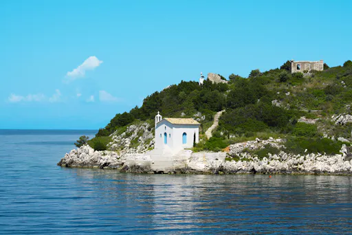 Ithaca island tour with traditional villages and Kathara Monastery