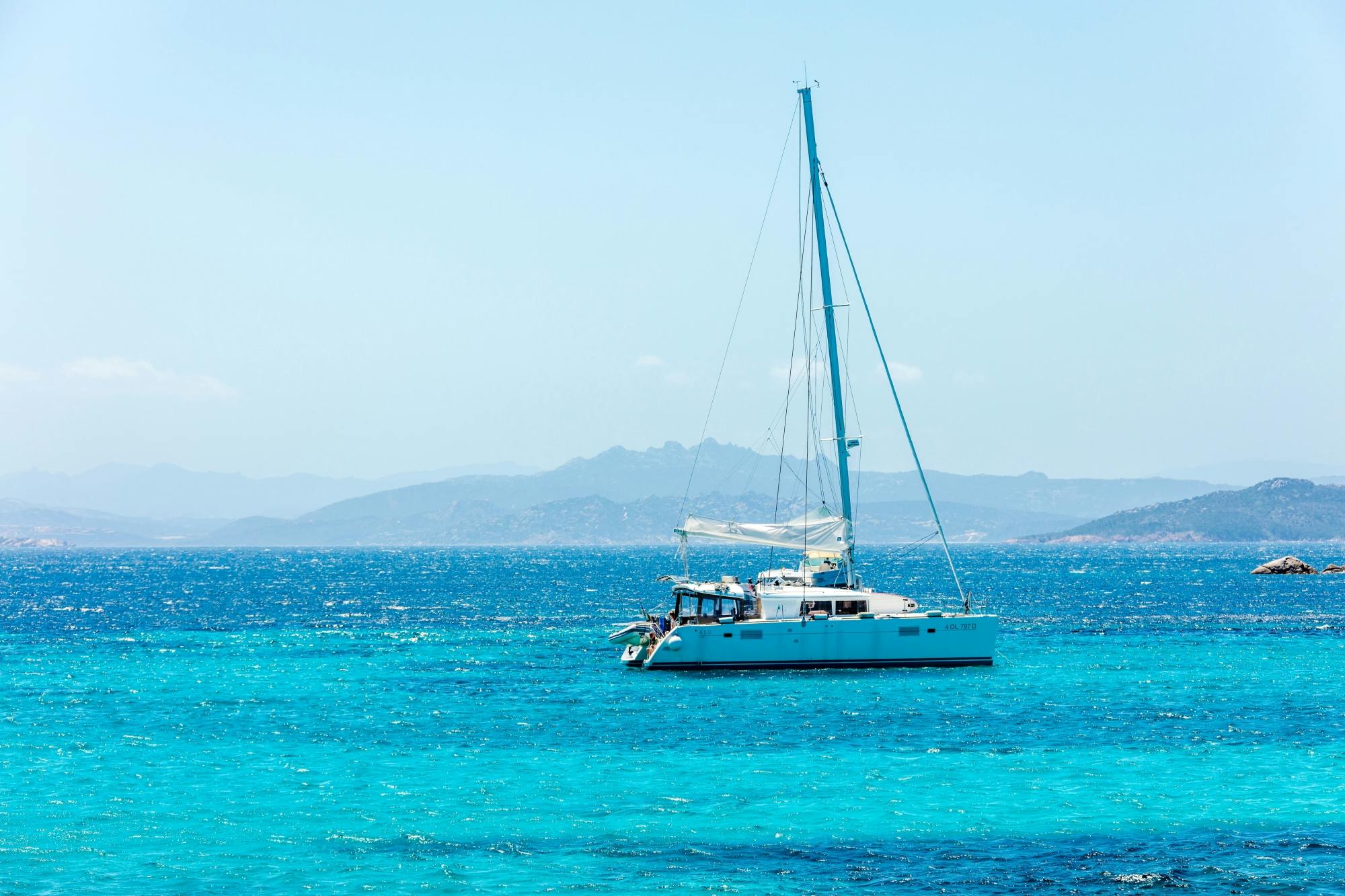 Costa Smeralda catamaran Boottocht met zwemstops en lunch