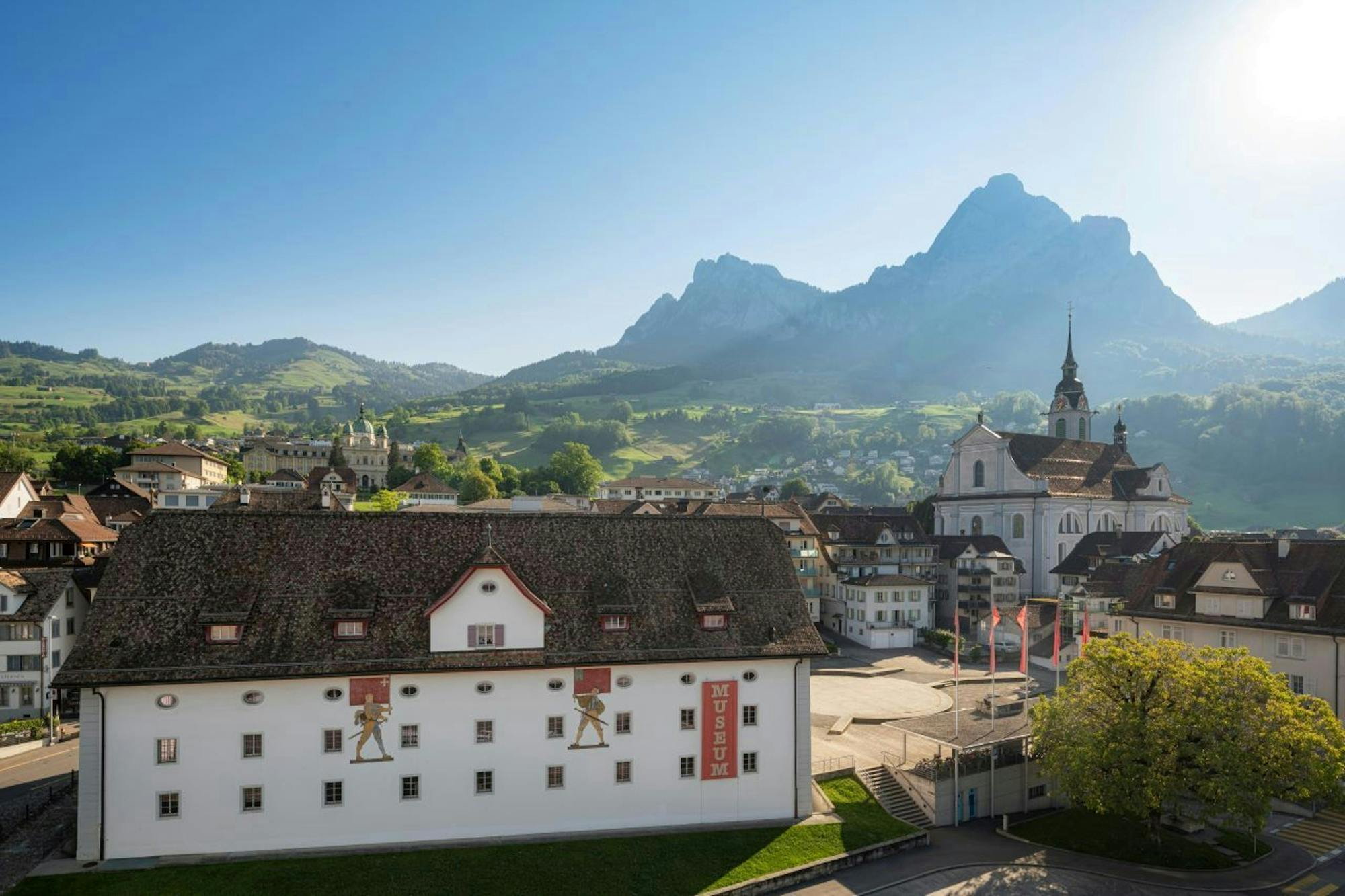 Entrada para el Foro de Historia Suiza en Schwyz
