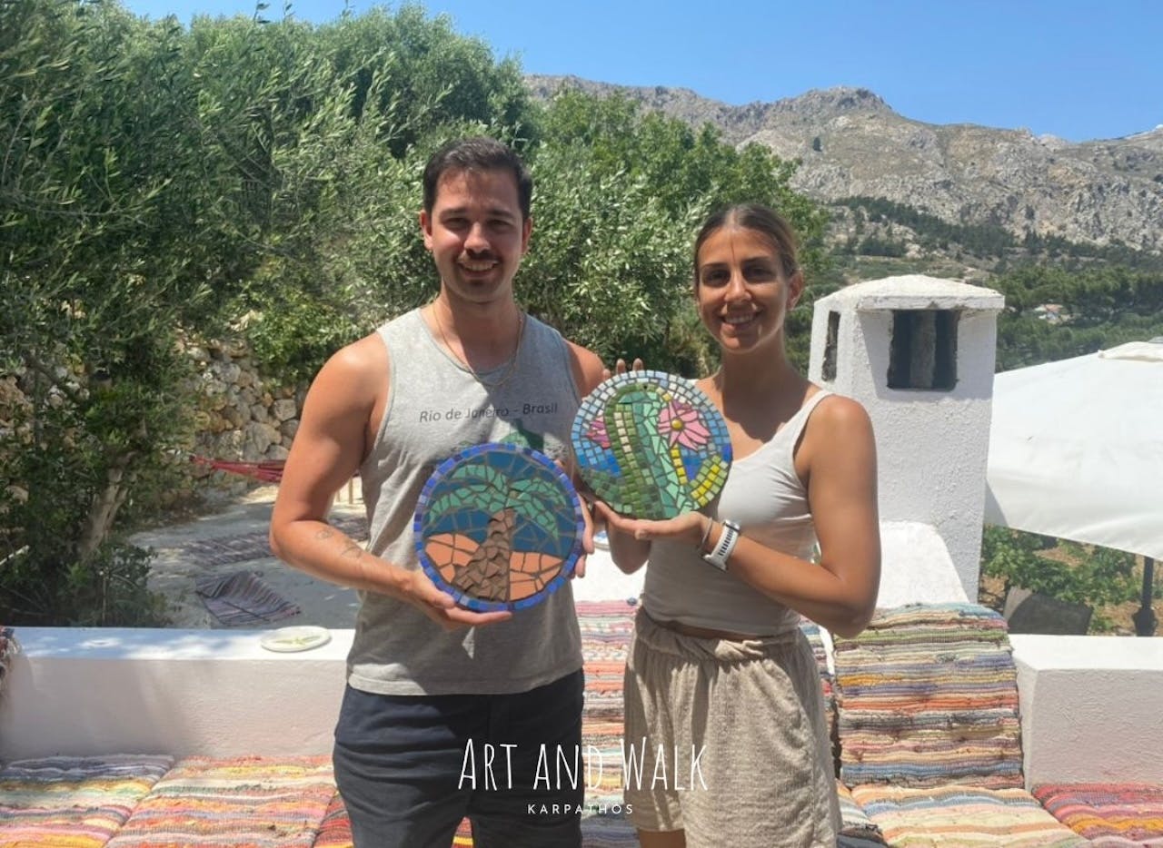 Creative Mosaic Workshop in Karpathos