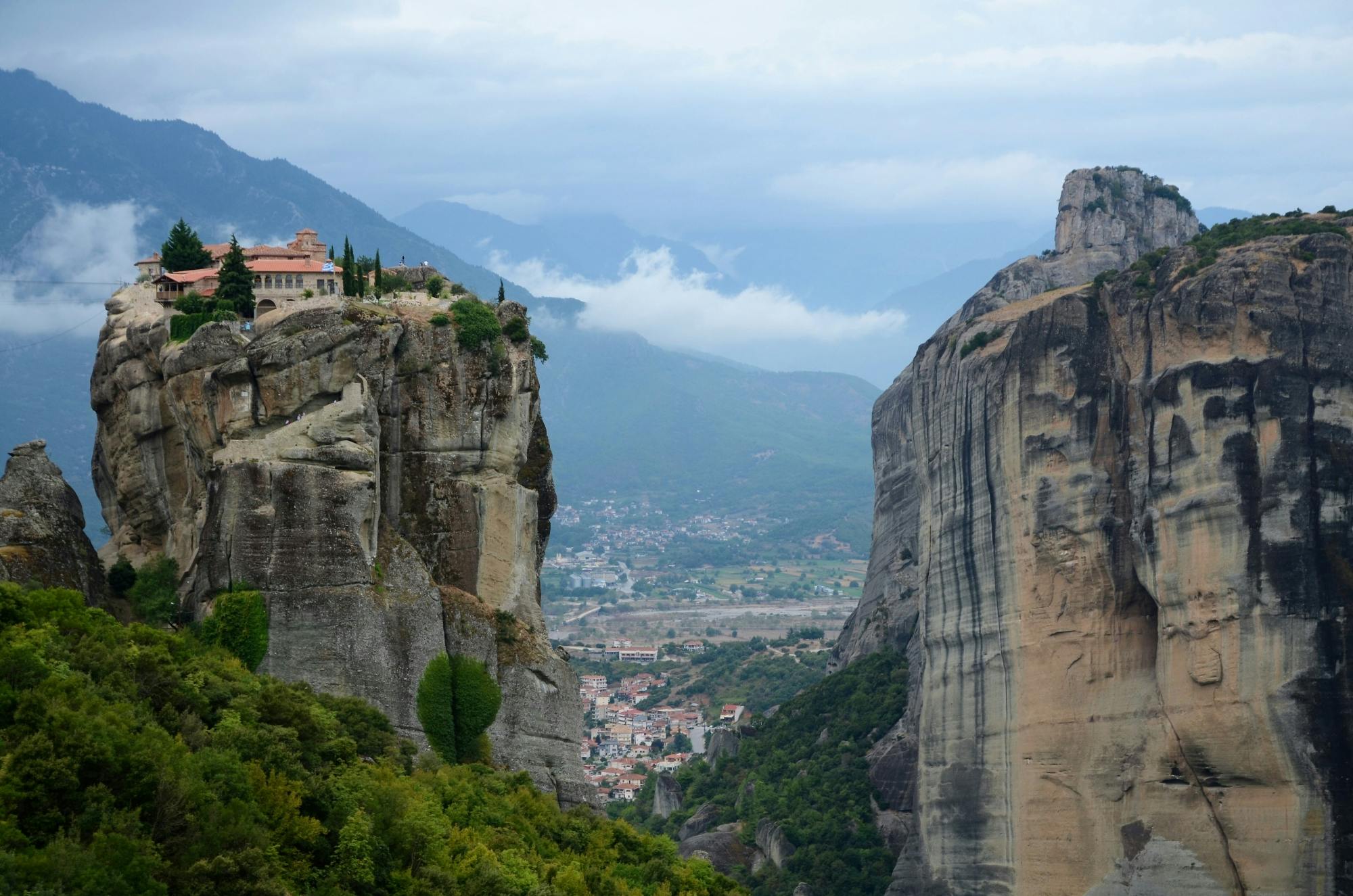 Meteora cliff-top monasteries and Kalambaka day trip