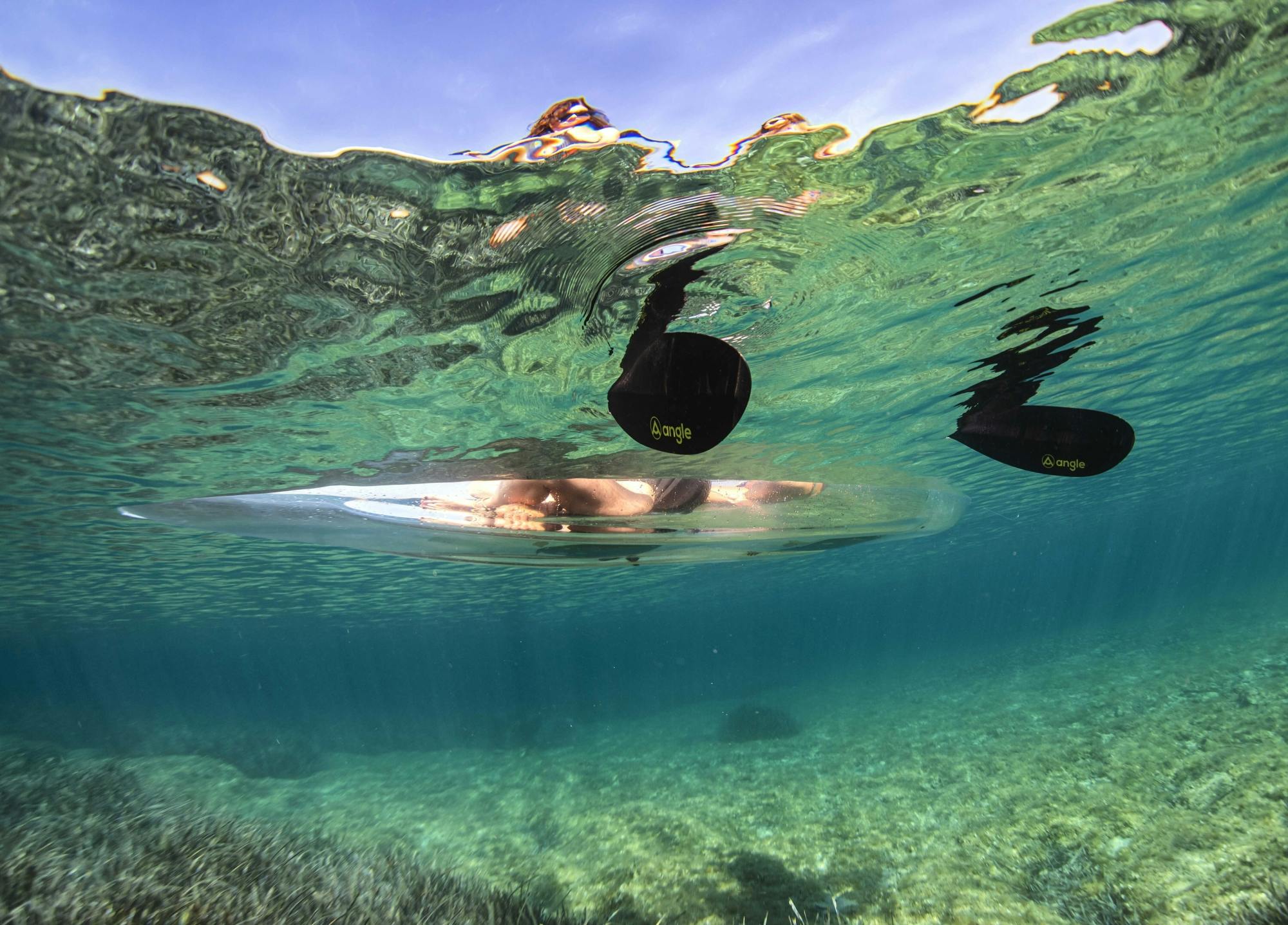 Half-day see-through kayak tour from Histria Beach