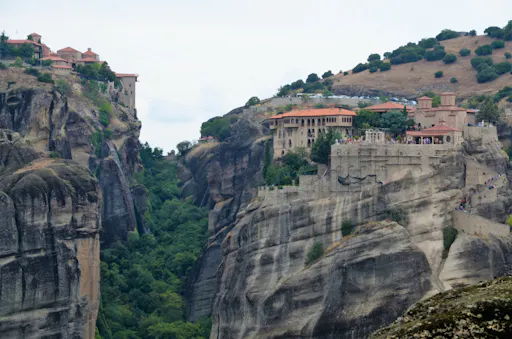 Meteora cliff-top monasteries and Kalambaka day trip