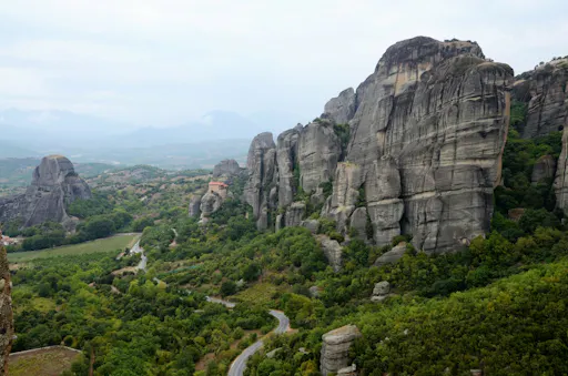 Meteora cliff-top monasteries and Kalambaka day trip