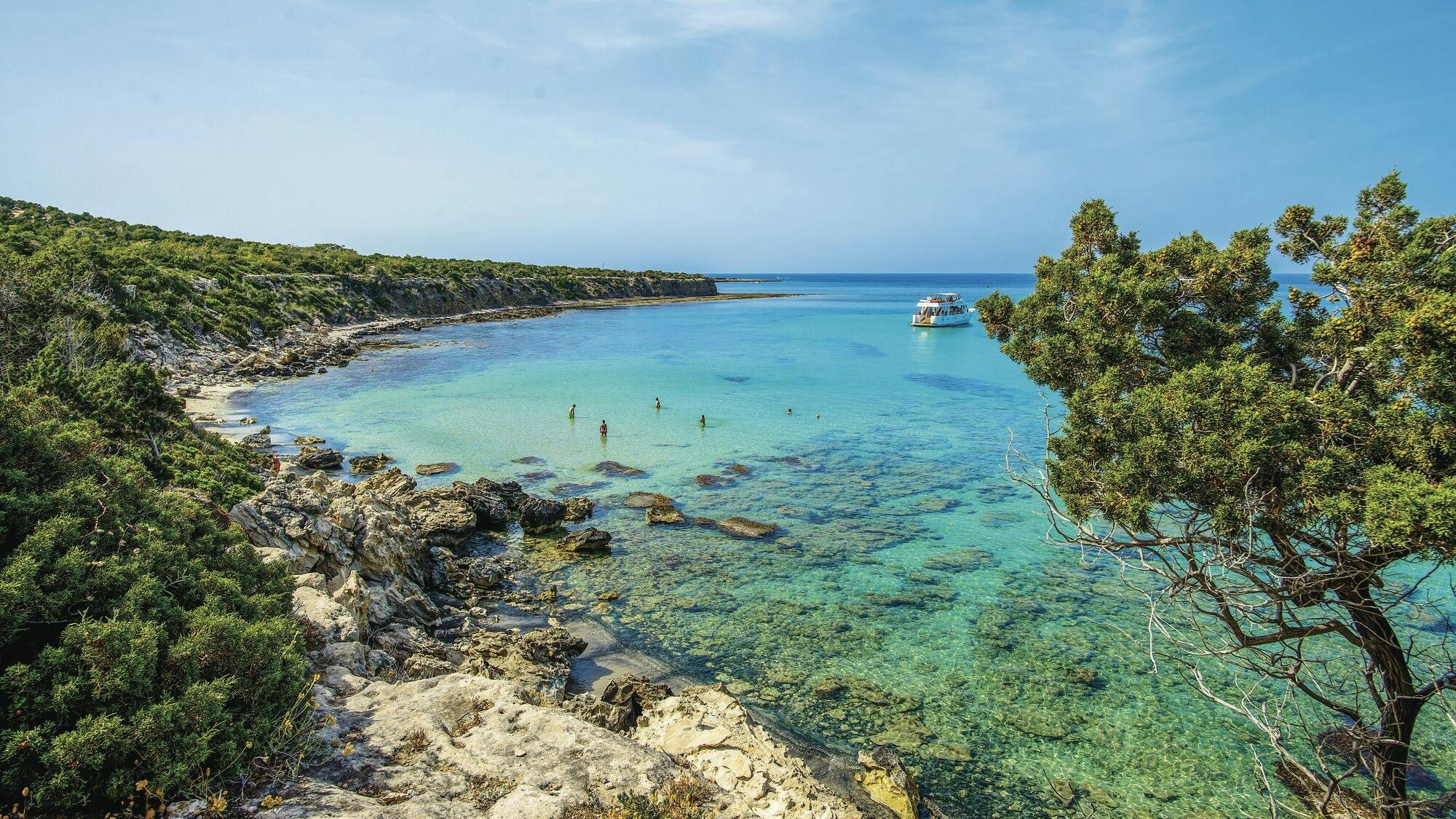 Baths of Aphrodite and Blue Lagoon Cruise from Latchi