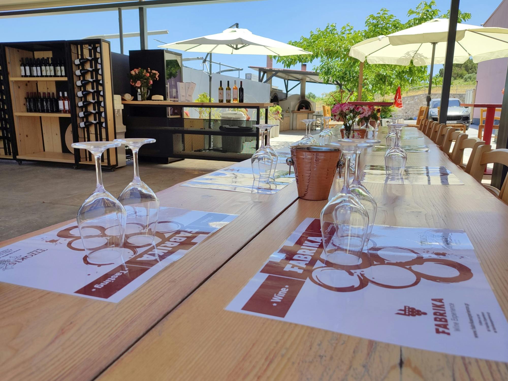 Crete Food and Wine Tasting with Wine Factory Vicit