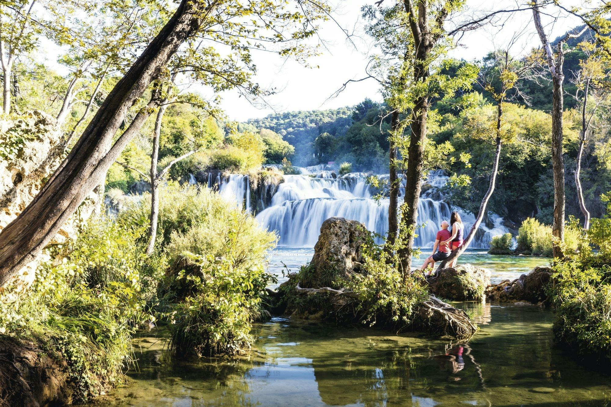 Full-day tour of Krka National Park’s waterfalls from Brač
