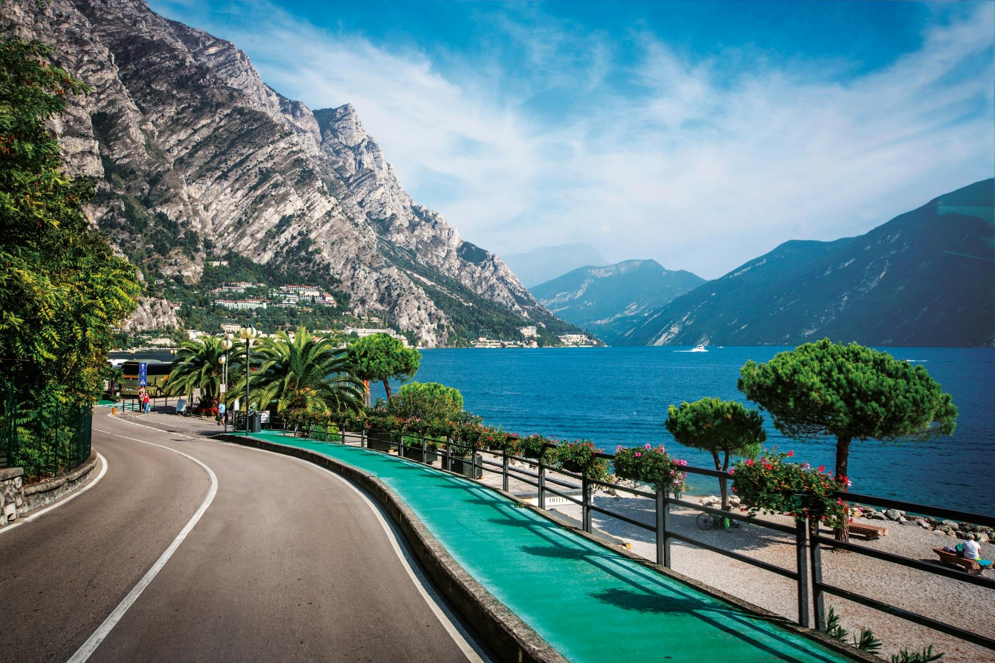 Lake Garda tour with boat trip from northern hotels