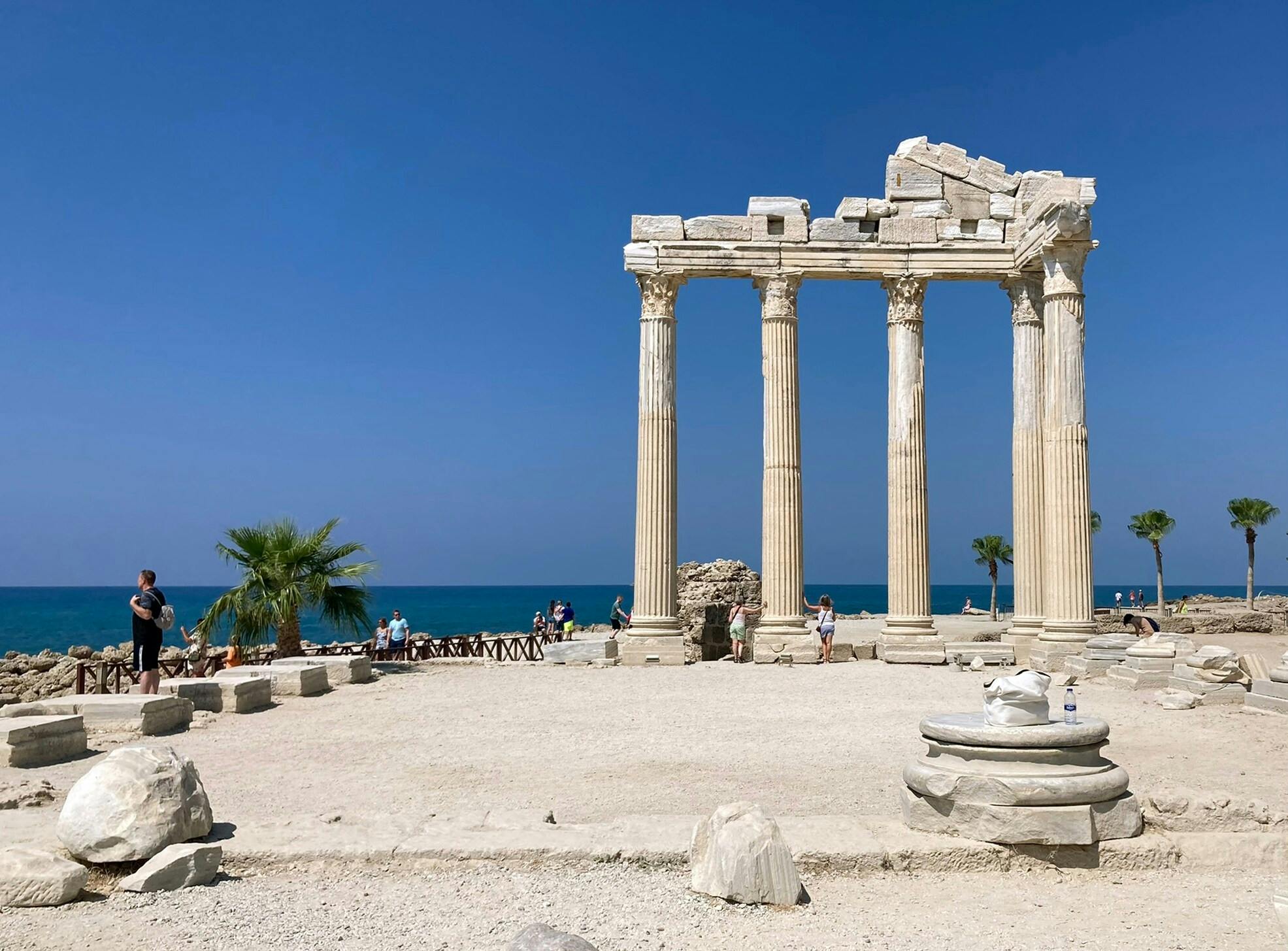 Side Tour mit Apollo-Tempel und Shopping für Gäste in Alanya