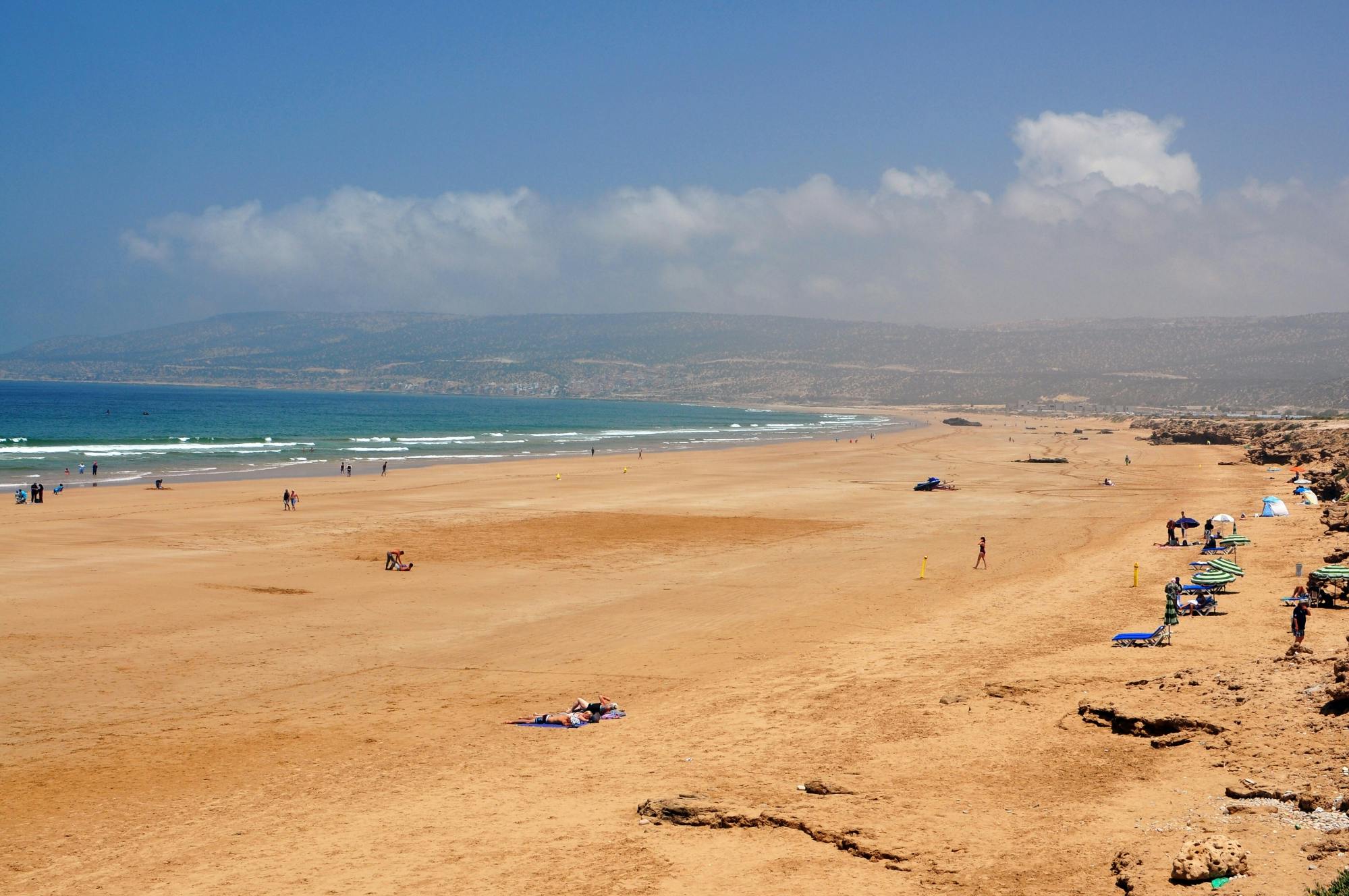 Atlantic coast tour and Timlalin Dunes sand-boarding session