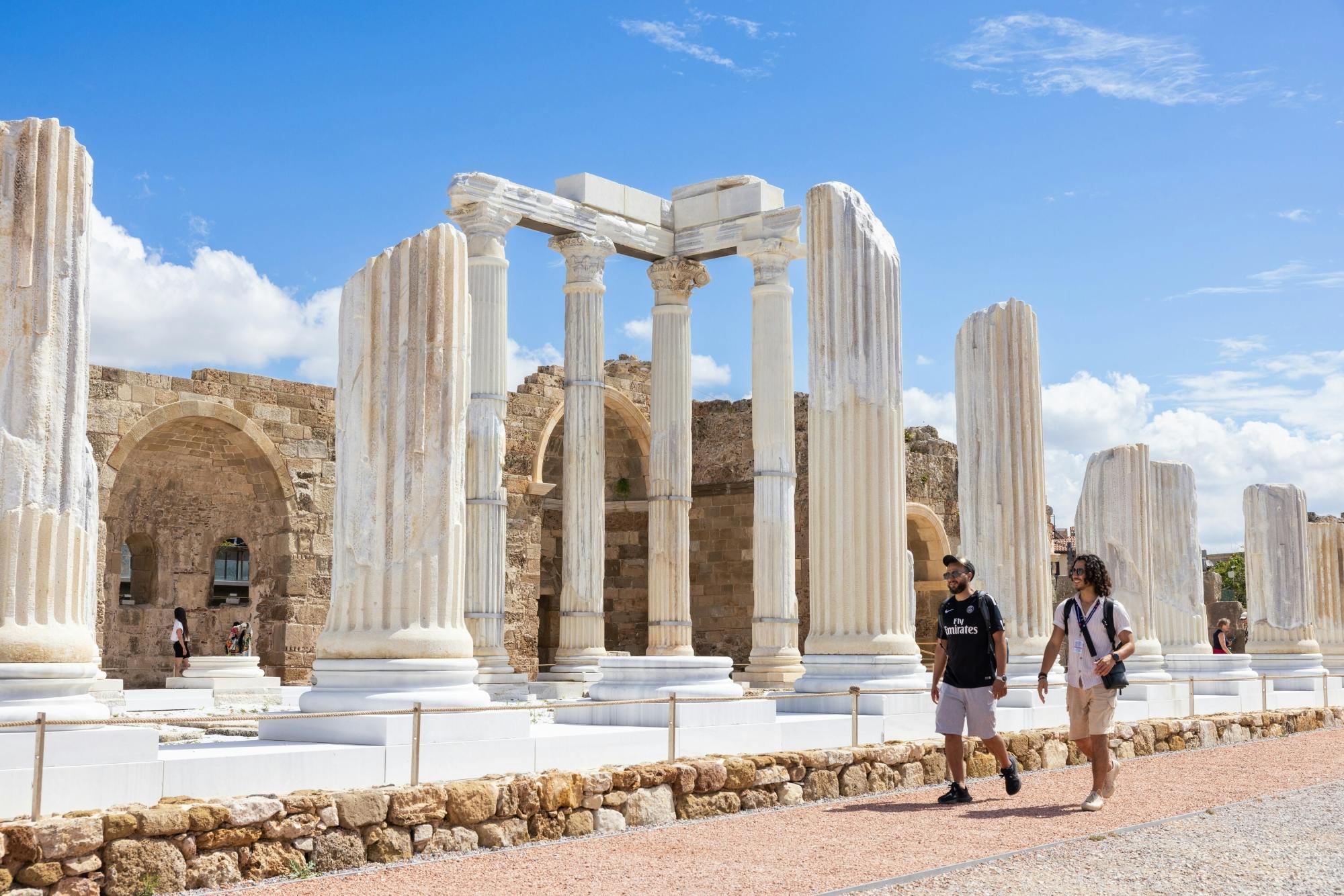 Antike Stadt Side Halbtagestour mit Besuch des Apollon-Tempels für Gäste ab Alanya