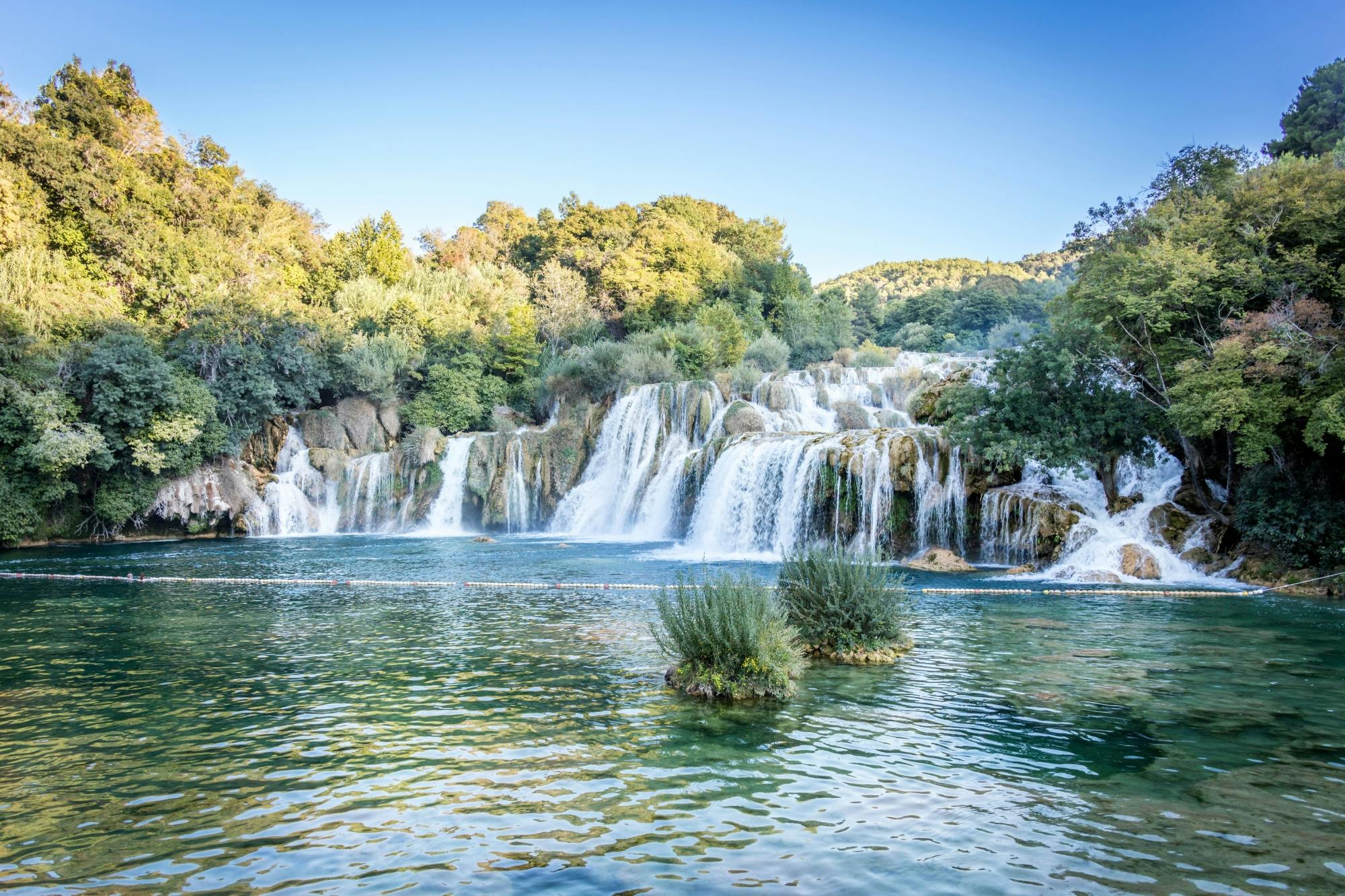 Full-day tour of Krka National Park’s waterfalls from Brač