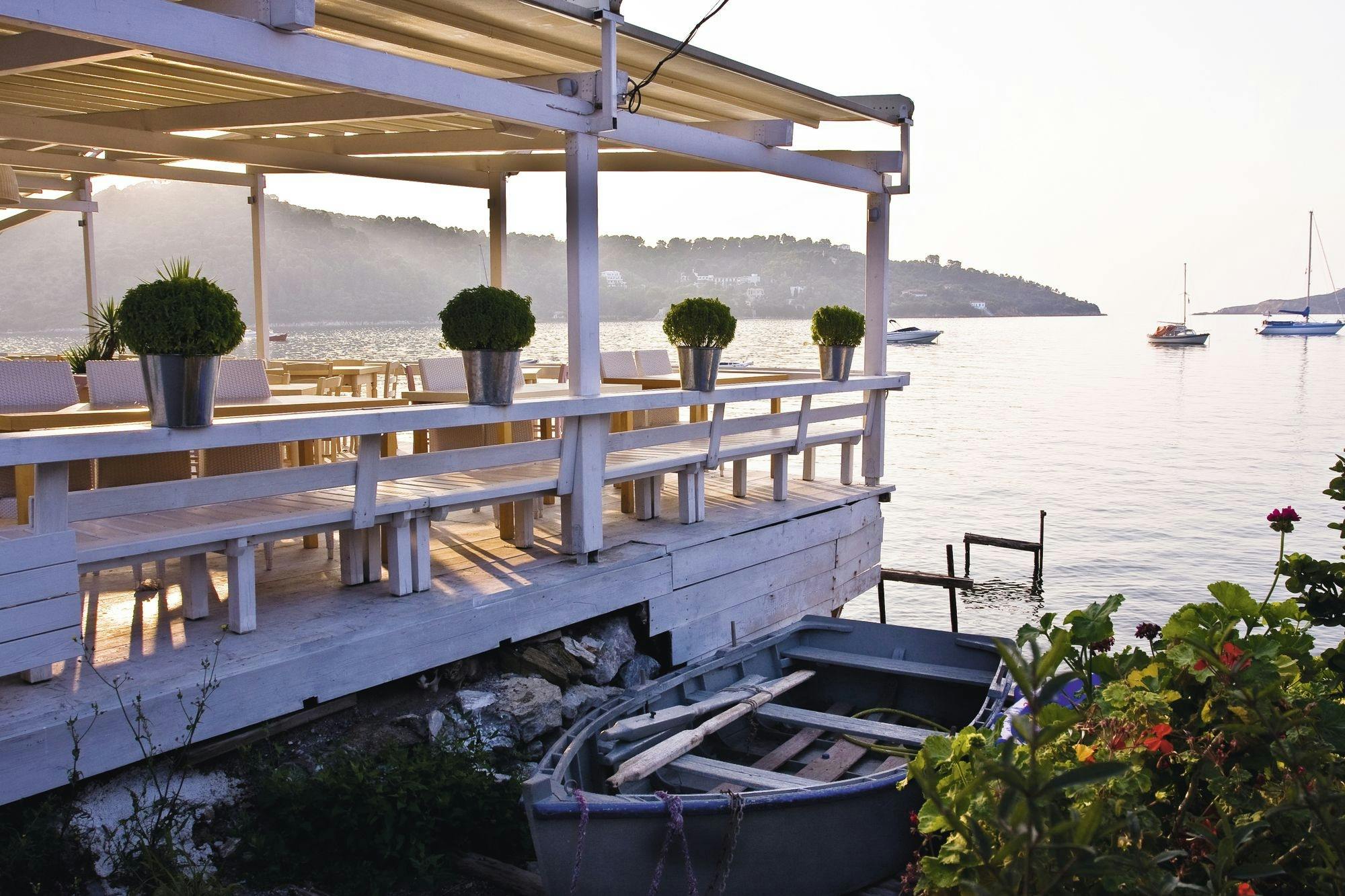 Skiathos town evening tour with local liqueur tasting