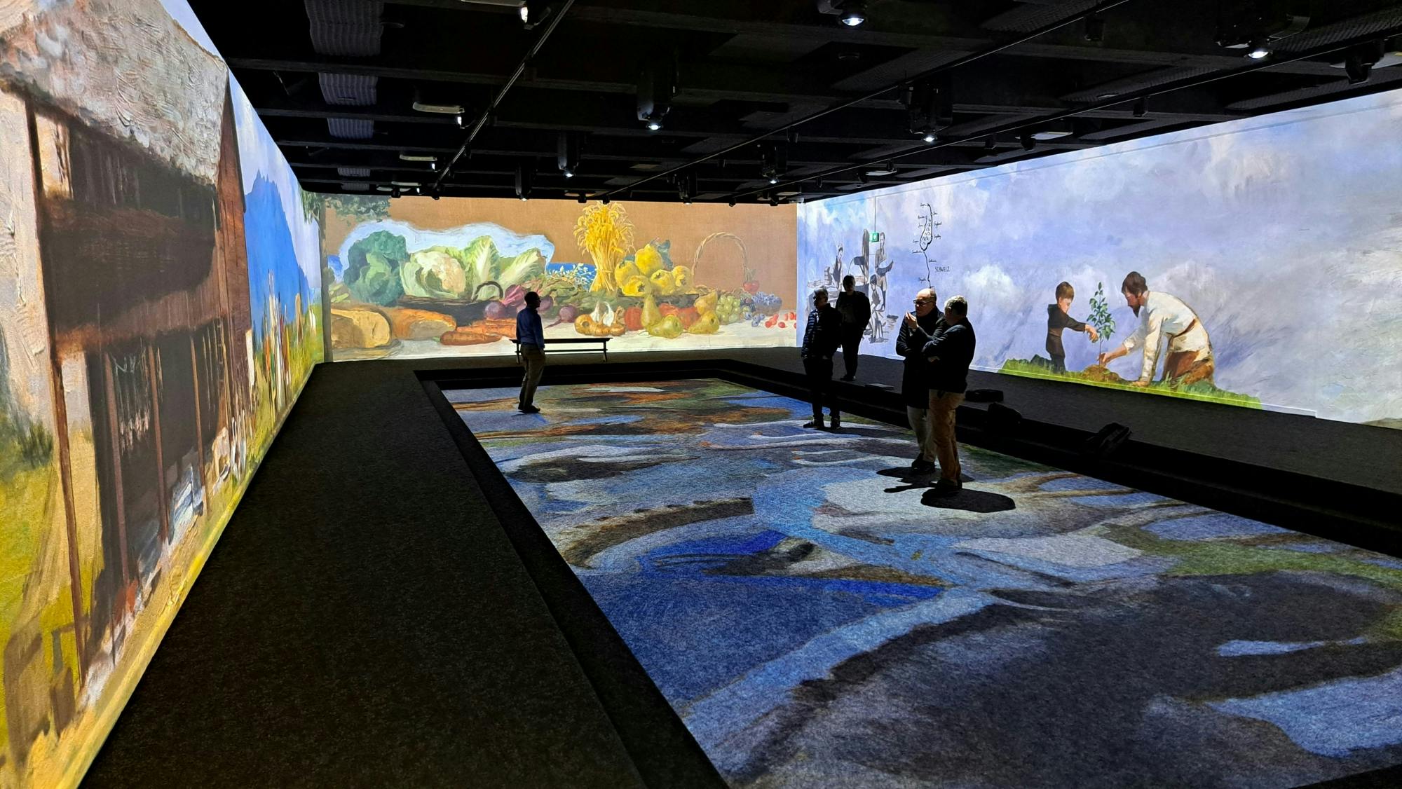 Espetáculo de luzes Lumeum com a história imersiva de Niklaus e Dorothee Flüe