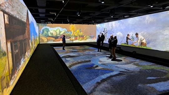 Espetáculo de luzes Lumeum com a história imersiva de Niklaus e Dorothee Flüe