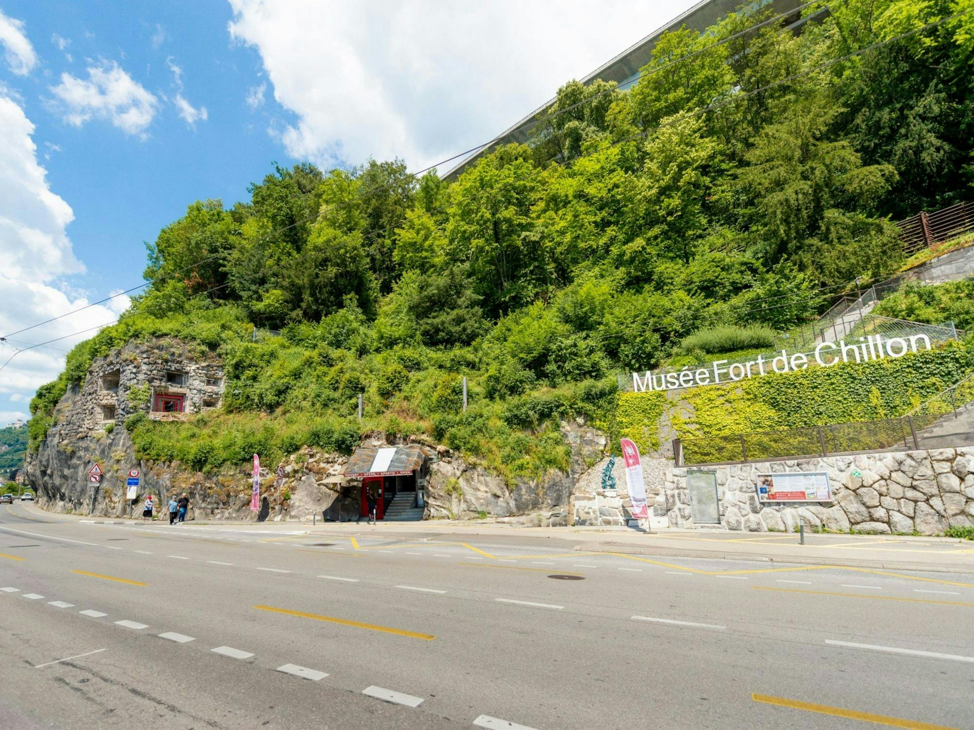 Eintrittskarte für das Museum Fort de Chillon in Veytaux