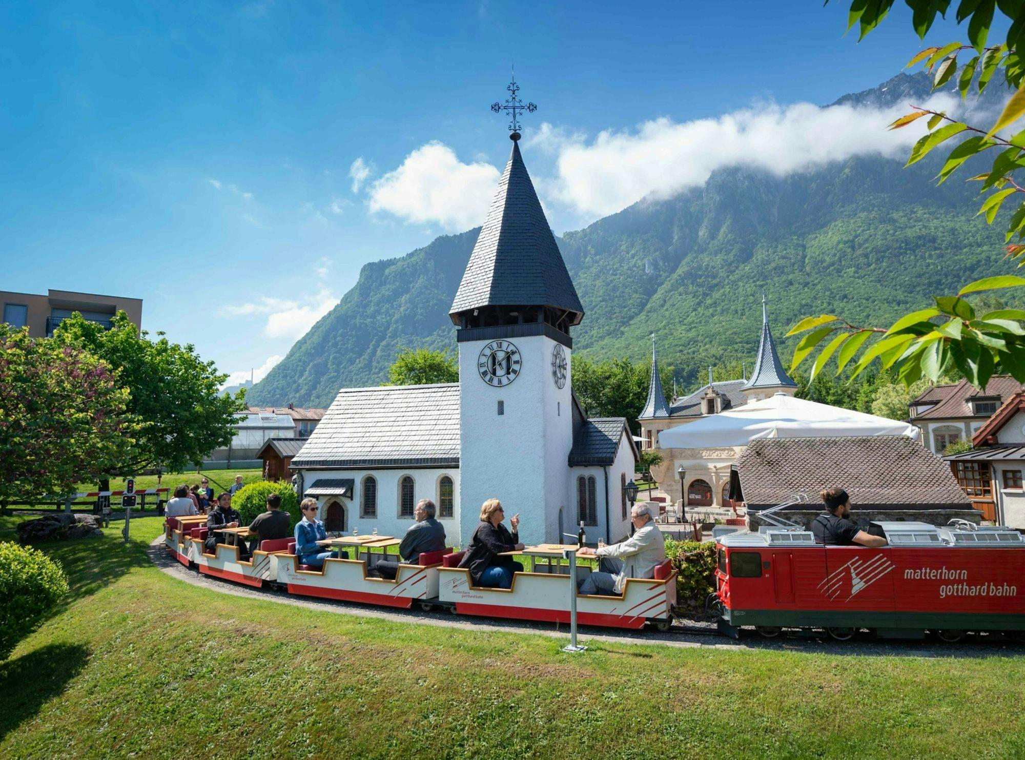Swiss Vapeur Parc miniatuur treinkaartjes in Port Valais