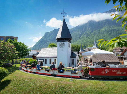 Swiss Vapeur Parc miniature railway tickets in Port Valais