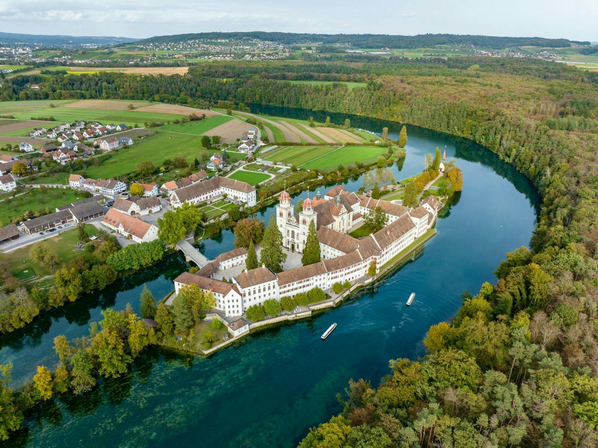 Schleusenfahrt zwischen Schlössli Wörth, Rheinfall und Eglisau