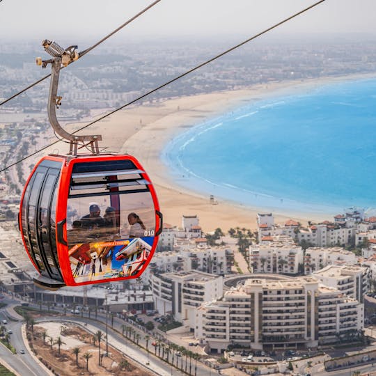 Excursión en teleférico por Marruecos hasta la Kasbah de Agadir Oufella