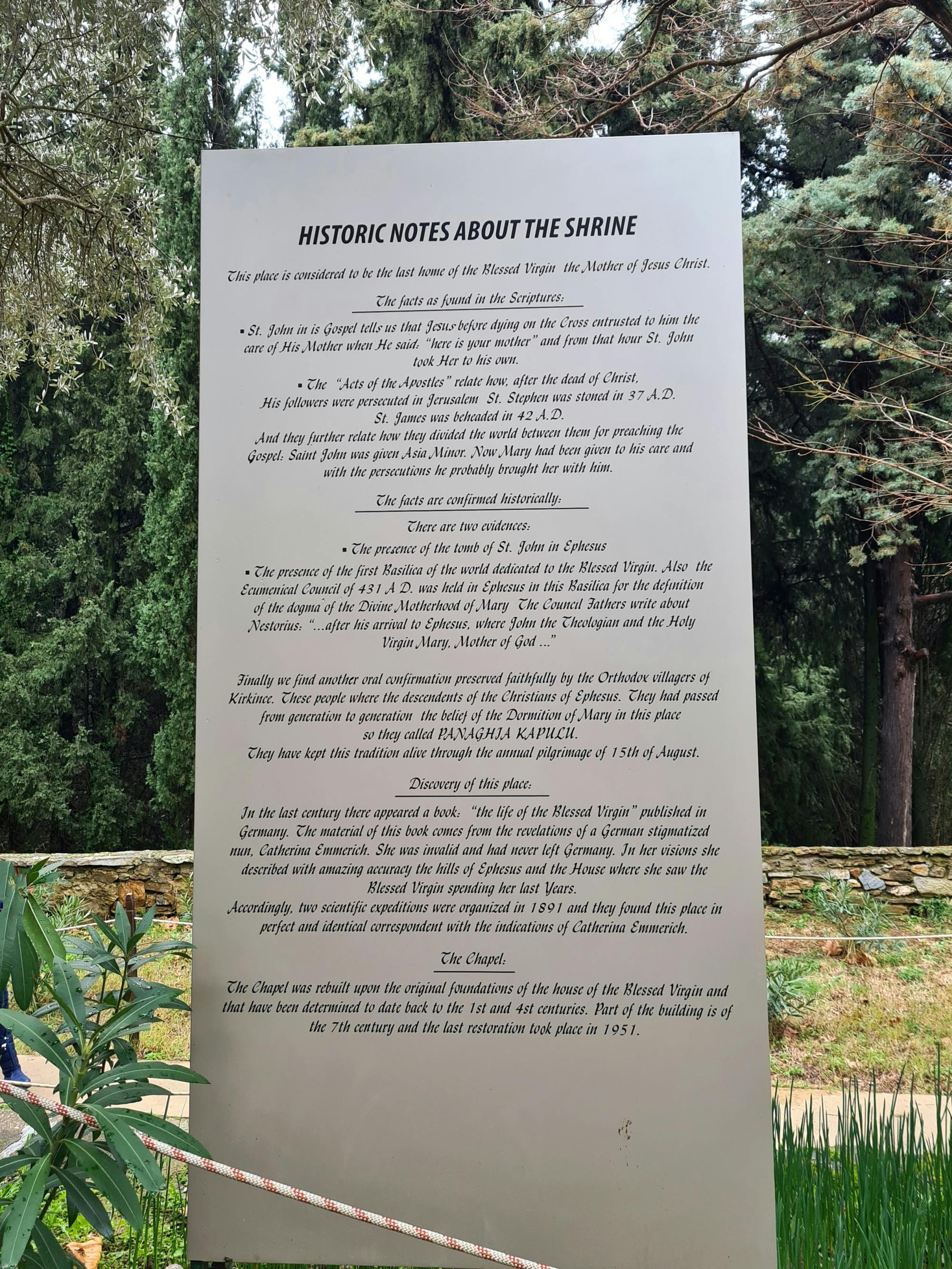 Ephesus and House of Virgin Mary tour with lunch in Sirince