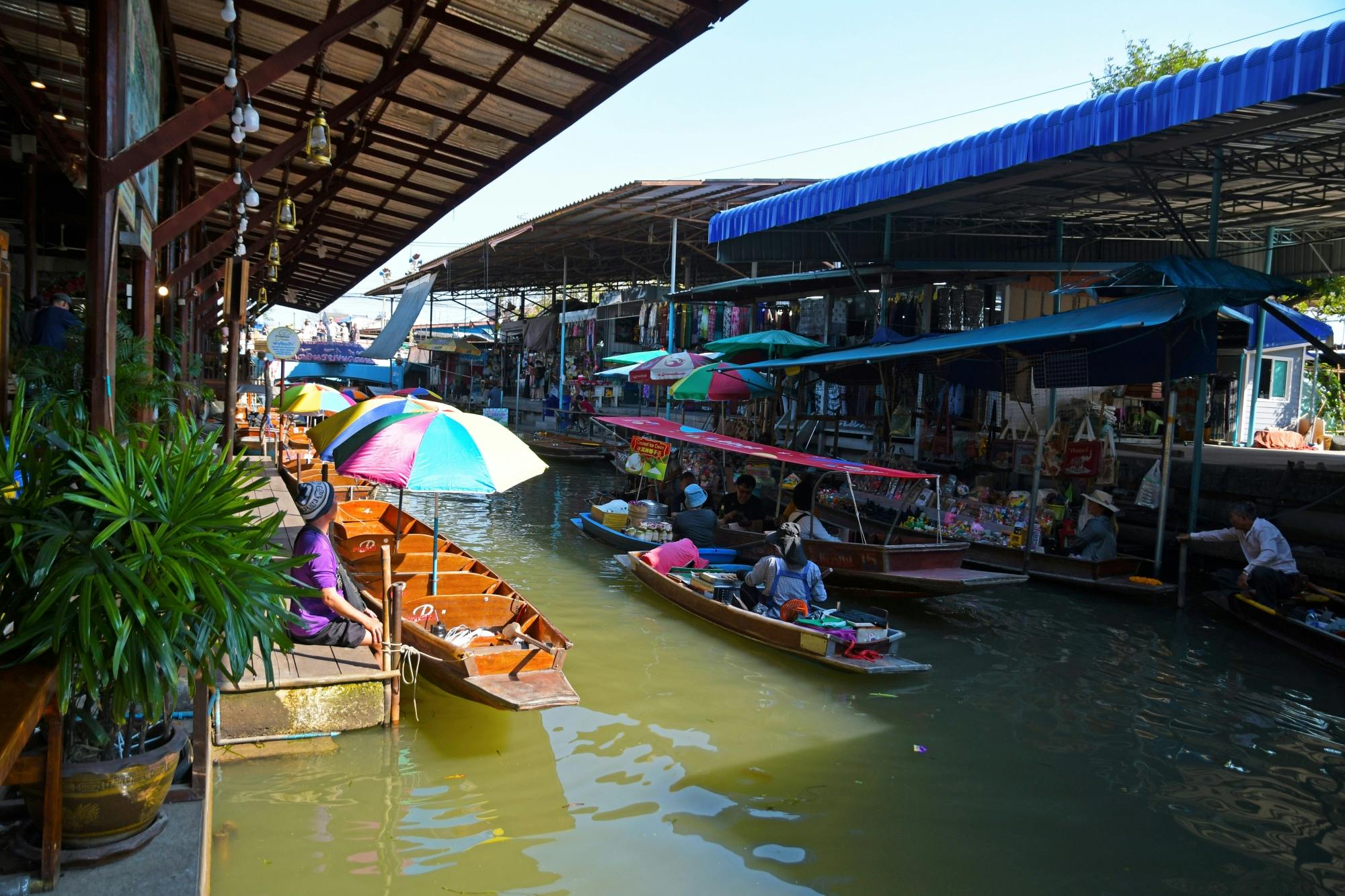 Railway market, floating market, salt farm and cycling tour from Hua Hin