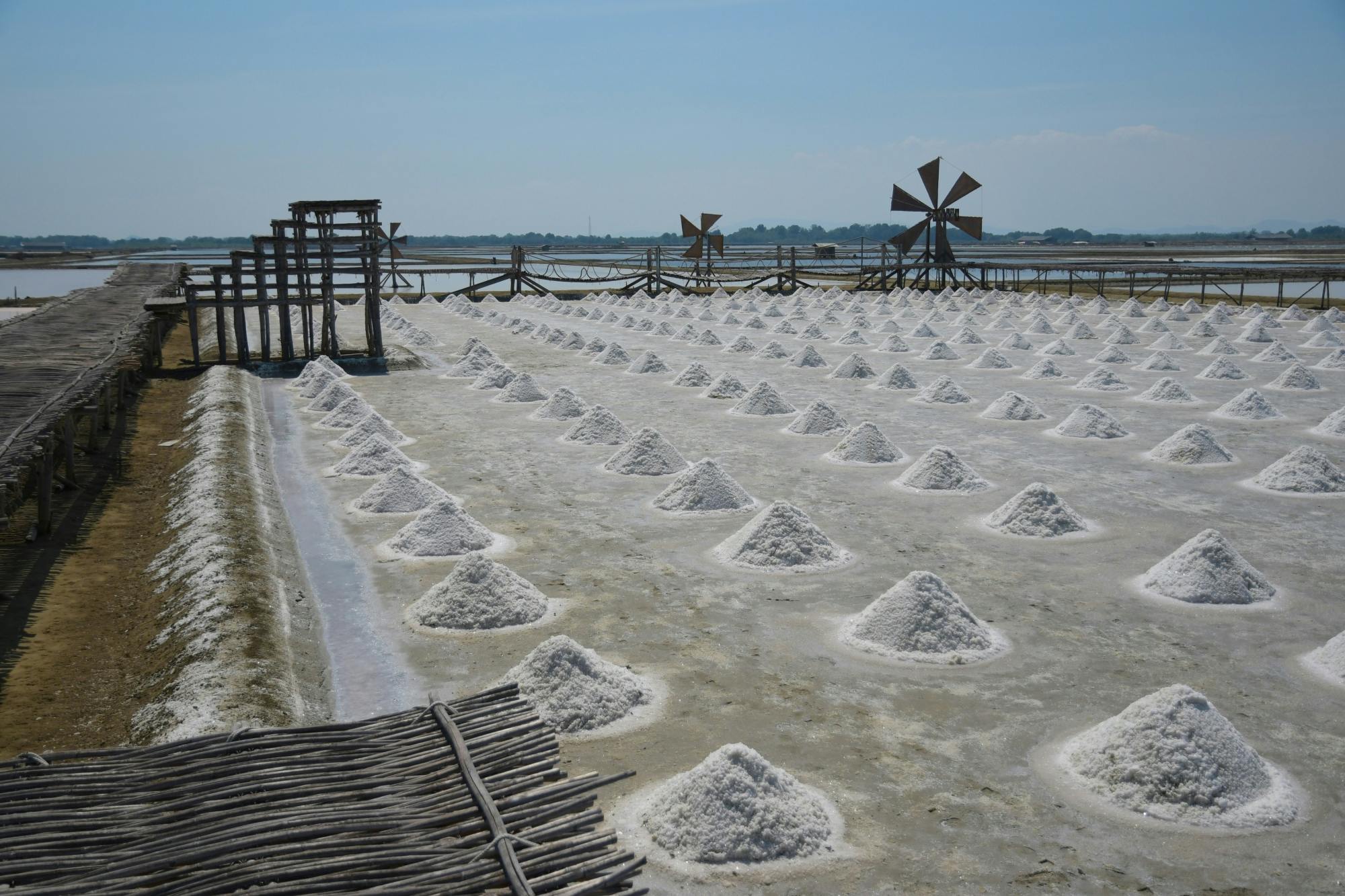 Railway market, floating market, salt farm and cycling tour from Hua Hin