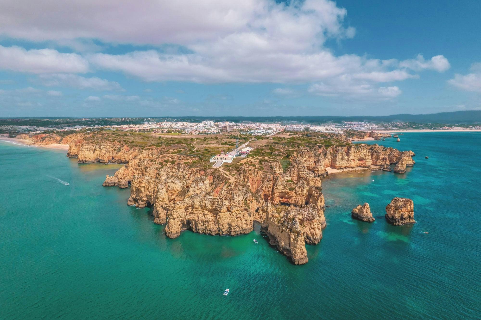 Algarve motorboat cruise ticket to Ponta da Piedade from Lagos