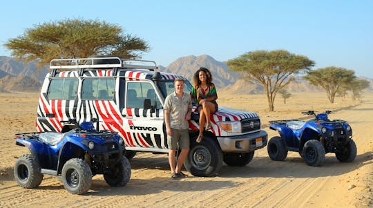 Przygoda na quadach premium z beduińskim jedzeniem i herbatą w Sharm
