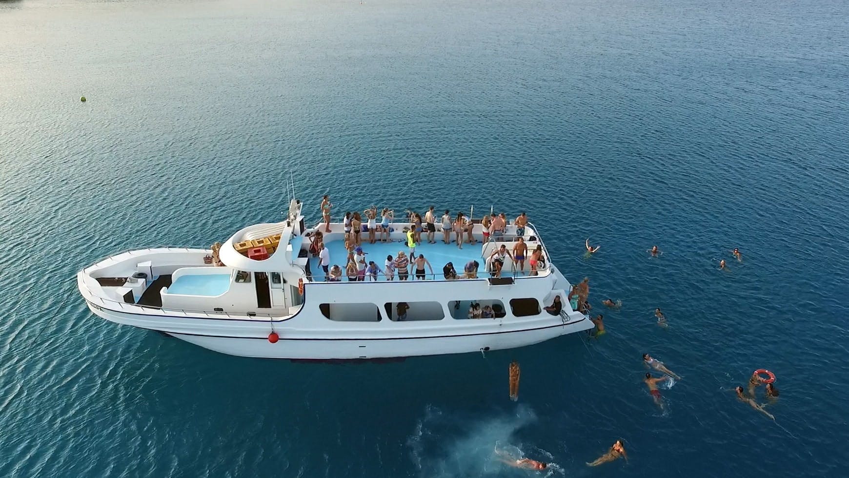 Ayia Napa sunset 70s and 80s disco boat party