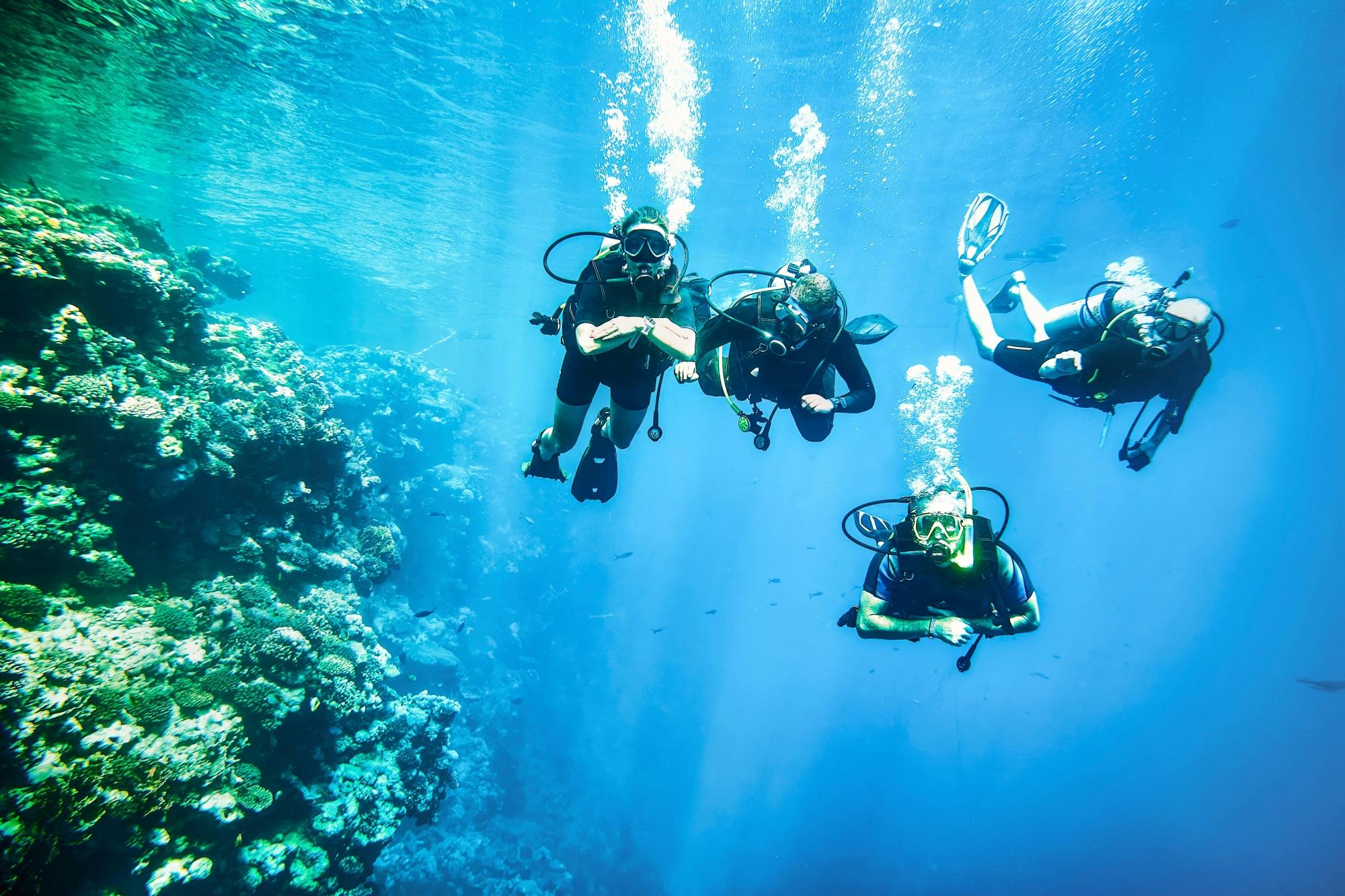 Cours d'initiation à la plongée sous-marine à Isola Ruja