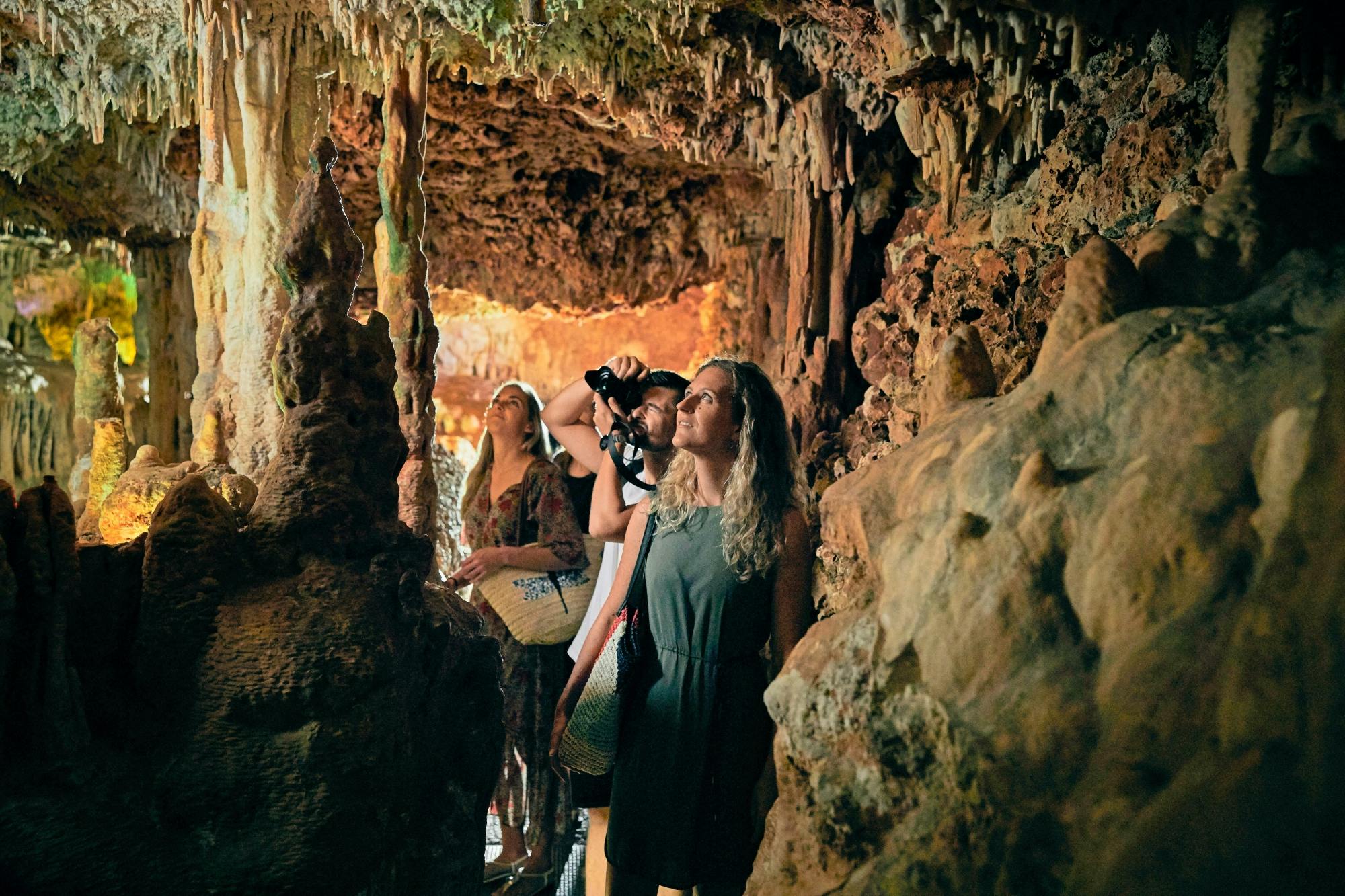Guided tour of Hams Caves with Dinosaurland visit