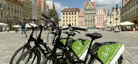 Guided bike tour through Wroclaw's key attractions