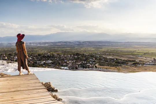 Full-day Pamukkale and Hierapolis tour with thermal pool stop