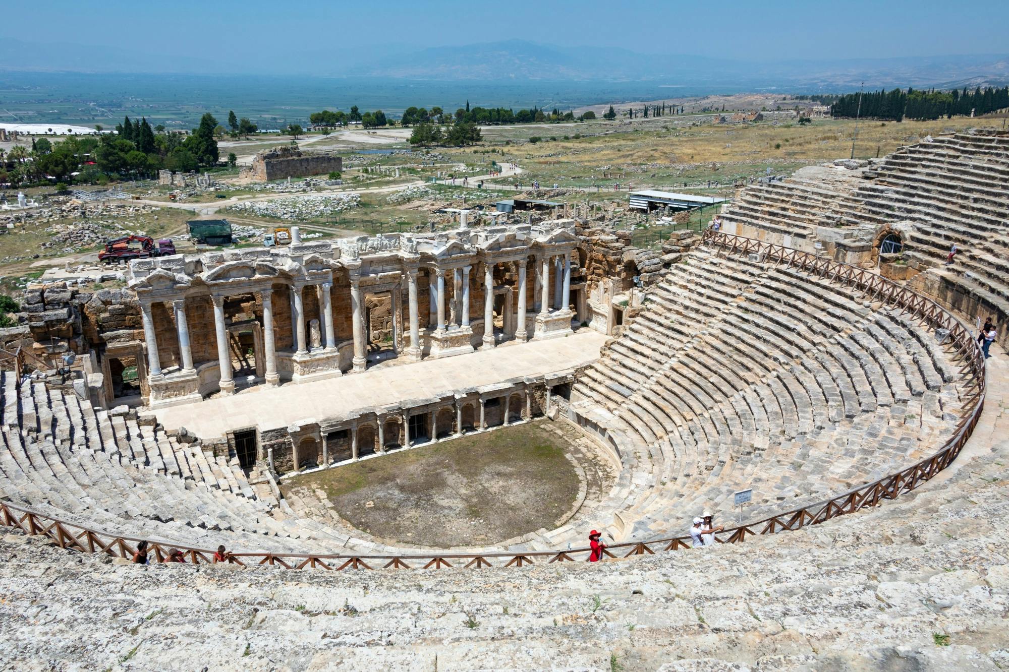 Full-day Pamukkale and Hierapolis tour with thermal pool stop