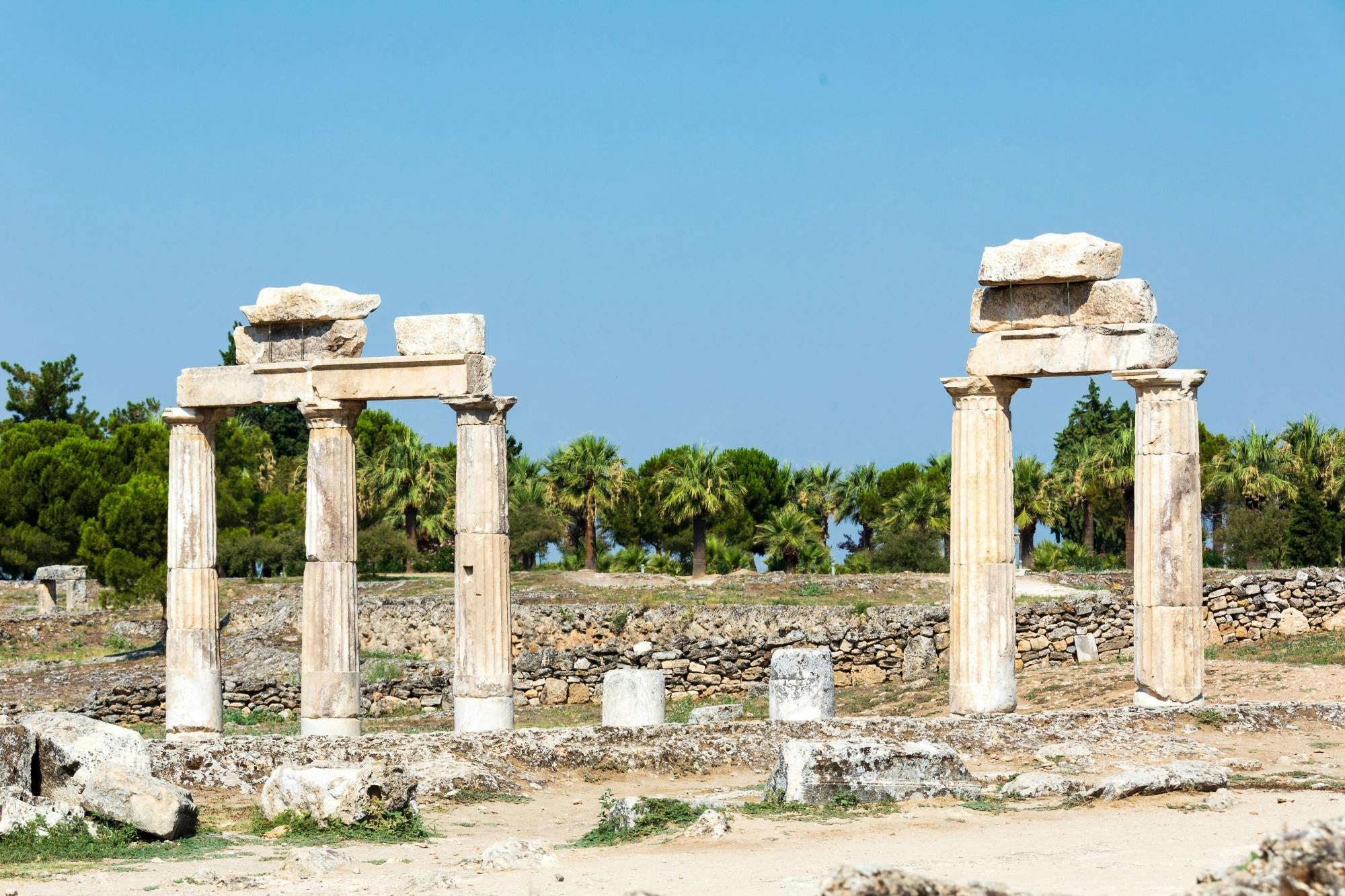 Full-day Pamukkale and Hierapolis tour with thermal pool stop